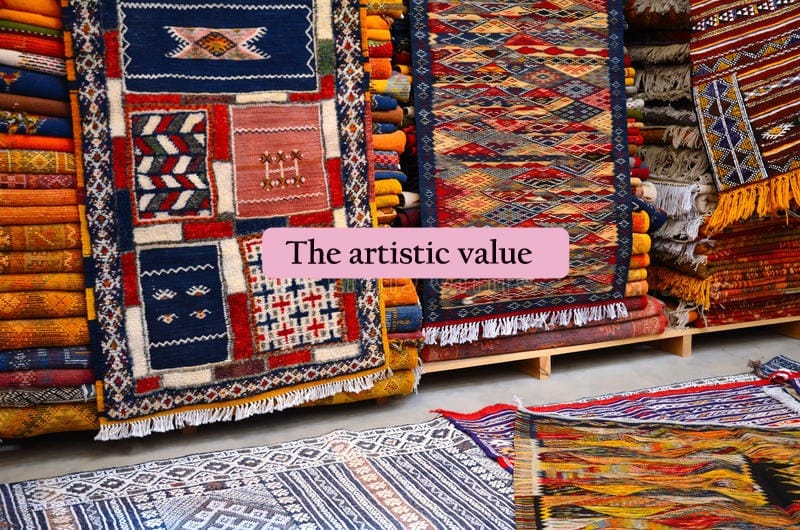 artistic value of moroccan rugs