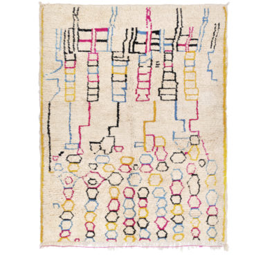 Moroccan Azilal rug for nursery