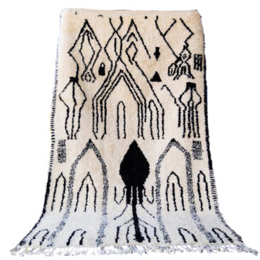 Moroccan Berber rug Black & White