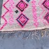pink moroccan rug from azilal diamond