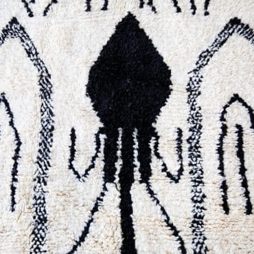 Moroccan Berber rug Black & White