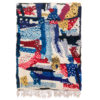 Colorful moroccan rug abstract design