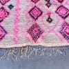 moroccan azilal rug pink from morocco boho