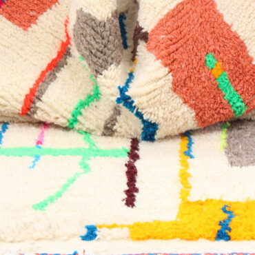 Moroccan Azilal Rug Orange AZ00013