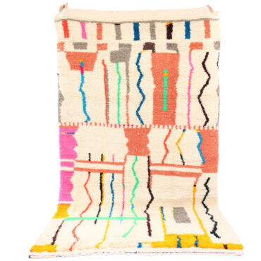 Moroccan Azilal Rug Orange AZ00013