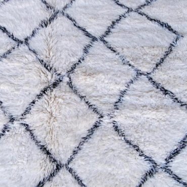 Beni Ourain Rug Black and White