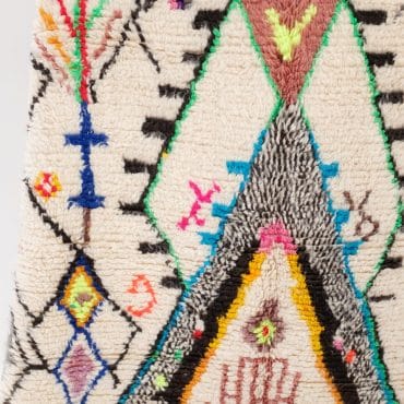 Abstract Azilal Berber Rug Boho Style