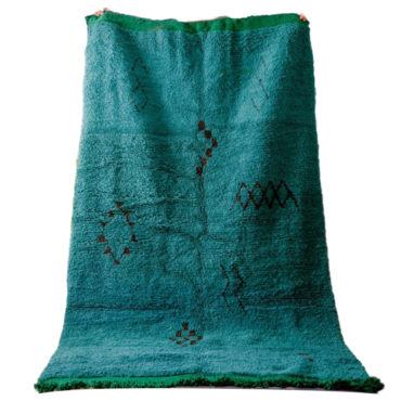 Turquoise Moroccan Berber rug -AIDA-