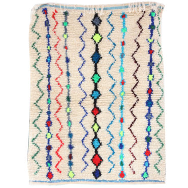 Moroccan Azilal rug- colorful rug – LINA