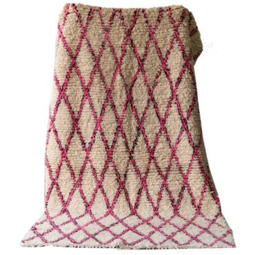 Pink Berber rug – Handmade in Morocco