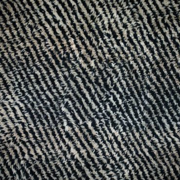 Striped Moroccan area rug