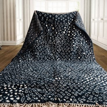 Black Beni Ourain Rug – TALSINT