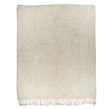 Off white Beni Mrirt Moroccan rug