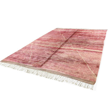 Pink Moroccan rug – Beni Ourain rug – FREE shipping