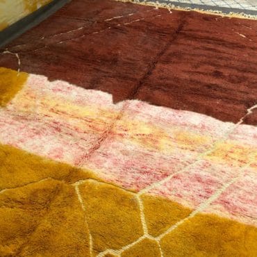 Large Moroccan rug  – Beni Ourain rug – 10’x13′