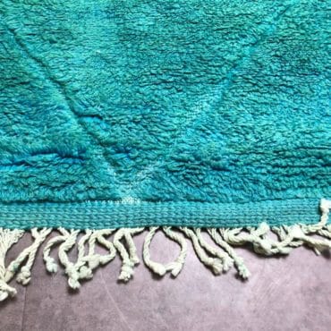 Turquoise Moroccan Berber Rug 8×11 ft