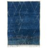 blue beni ourain rug