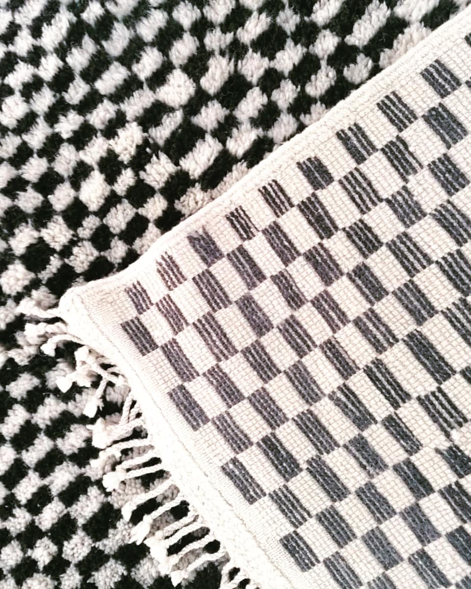 Moroccan checkered rug 8x10 feet - Image 5