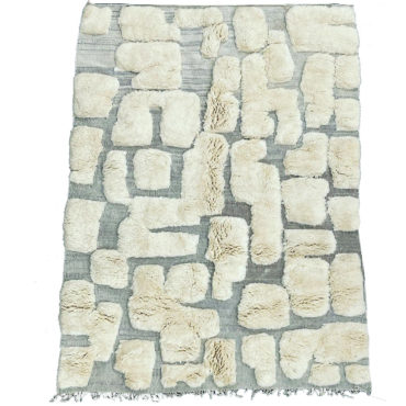 Luxurious Textured Moroccan area rug – Custom size