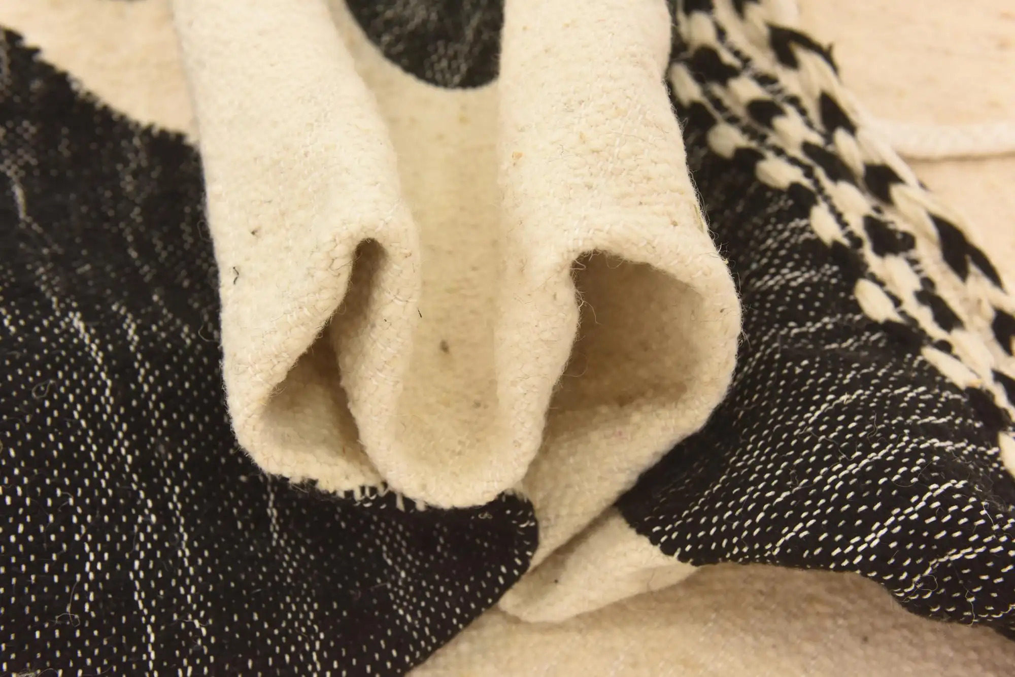 berber kilim rug black and white