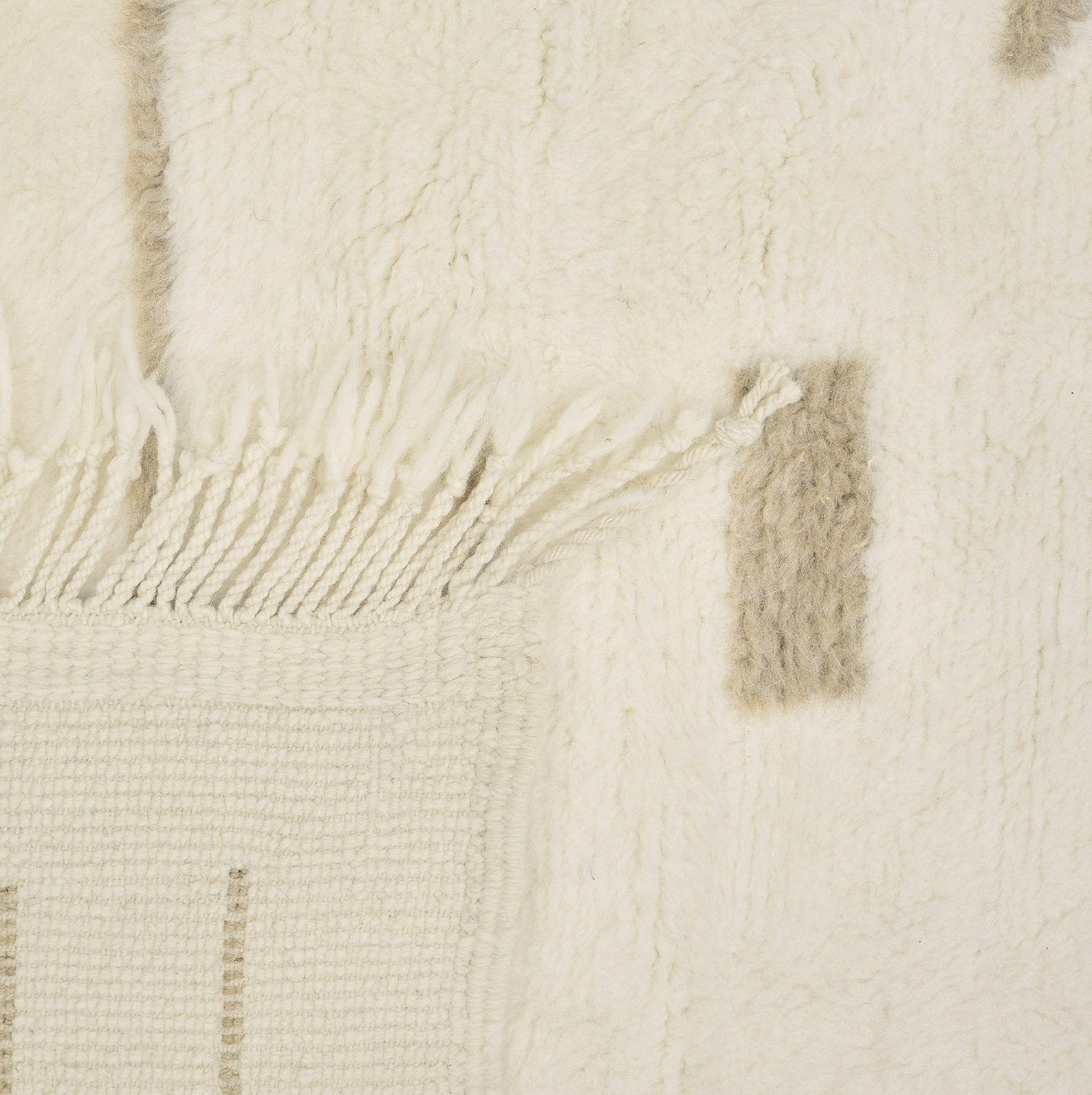 moroccan berber rug taupe and cream