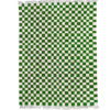 moroccan checkered rug green berber creations