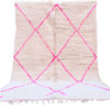 pink beni ourain rug