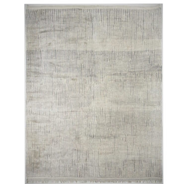Gray/Cream Moroccan Berber rug