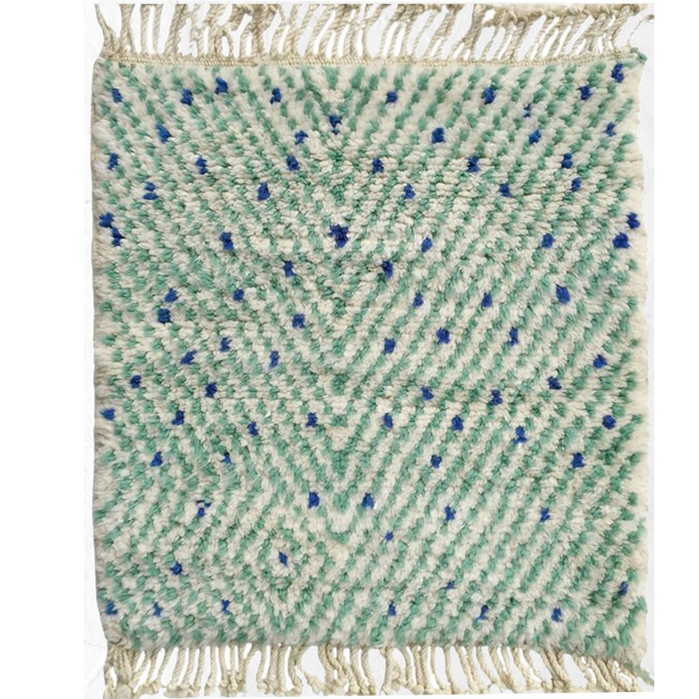 Sage Green Moroccan rug NIGELLA Berber Creations