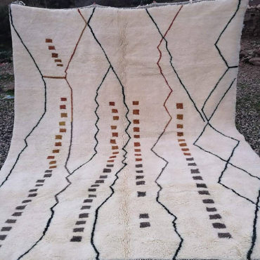 Luxury Beni Mrirt rug – Handmade in ATLAS Mountains