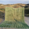 green moroccan beni ourain rug