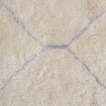 Moroccan Beni rug sample – Grey