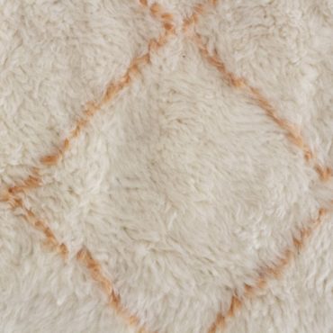 Moroccan Beni rug sample – ORANGE