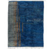 Blue Stripes Moroccan Rug - 100% Wool
