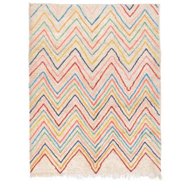 Colorful nursery Moroccan rug