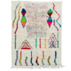 colorful nursery wool rug from Azilal