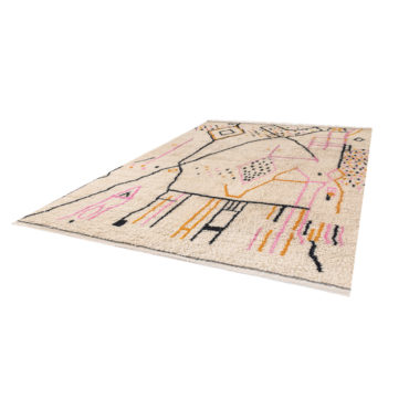 Moroccan Azilal rug from Atlas Mountains