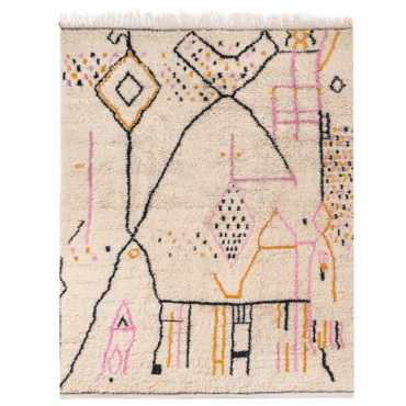 Moroccan Azilal rug from Atlas Mountains