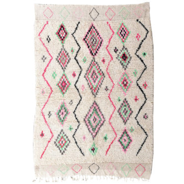 Pink Berber Wool rug