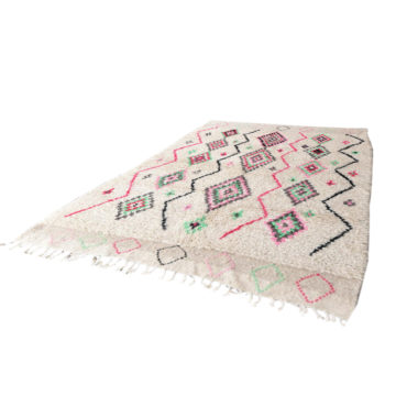 Pink Berber Wool rug