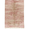 Pink Contemporary Moroccan rug Beni Mrirt style