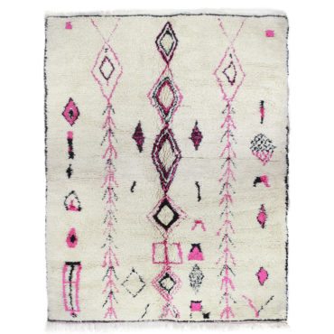 Pink Moroccan Berber rug