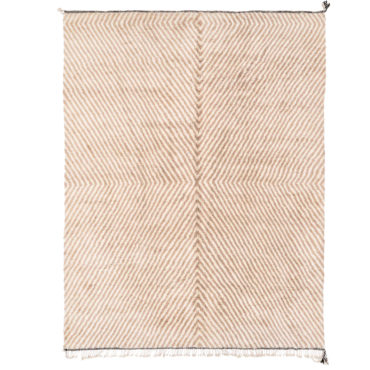 Soft Neutral Color Modern Moroccan Area Rug