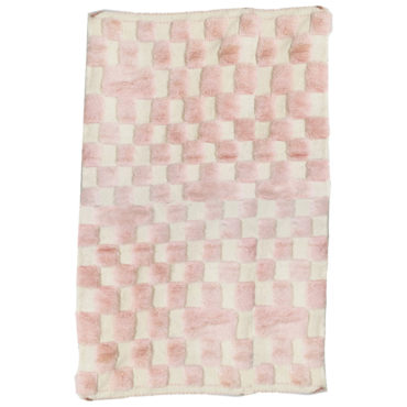 Blush Pink Moroccan  rug – Custom size
