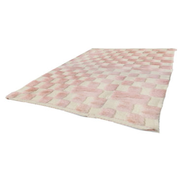 Blush Pink Moroccan  rug – Custom size