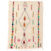colorful moroccan azilal rug with bohemian style