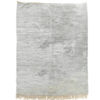ligh gray solid shag moroccan rug