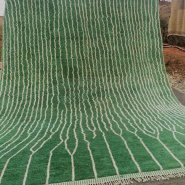 Green Moroccan rug 10×12 ft