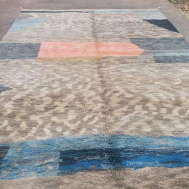 Large Vintage Inspired Moroccan Rug 10×13 ft