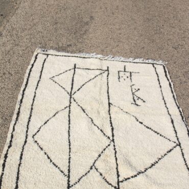 Moroccan Beni Ourain rug 4×8